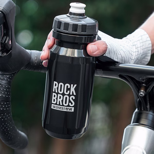Rockbros 600 ml velosipēda pudele – melna