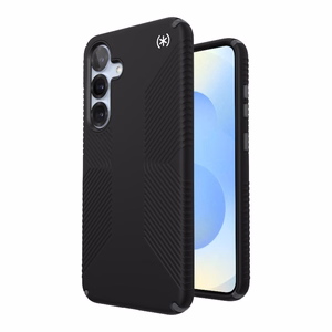 Speck Presidio2 Grip vāciņš ierīcei Samsung Galaxy S25+ / S24+, melns / slānekļa pelēks