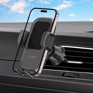 Tech-Protect V8 turētājs priekš paneļa, vējstikla vai ventilācijas atveres stiprinājuma - melns