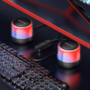 Borofone Portatīvais Bluetooth skaļrunis BP12 Krāsains stereo 2 in 1 (2 gab.)