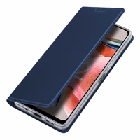 Dux Ducis Skin Pro viedtālruņa apvalks Xiaomi Redmi Note 12 Flip karšu maciņš statīvs zila