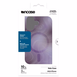 Incase Halo Case vāciņš ar MagSafe iPhone 16 tālrunim, Oil Slick Lilac krāsā