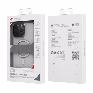 Comma viedtālruņa apvalks Crystal Mag iPhone 15 Plus caurspīdīgs