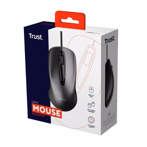 Trust Carve biroja pele abpusēja USB Type-A optiskā 1200 DPI