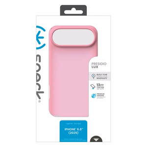 Speck Presidio Lux MagSafe vāciņš ierīcei iPhone Air, “Ibis Pink / Dark Ibis / Kanom Green” krāsā