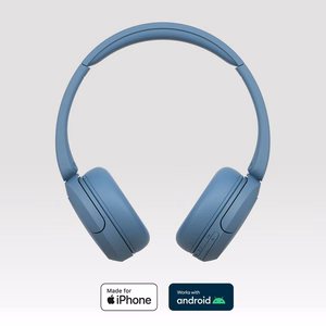 Sony WH-CH520 austiņas bezvadu galvas stīpa zvaniem/mūzikai USB Type-C Bluetooth zilas