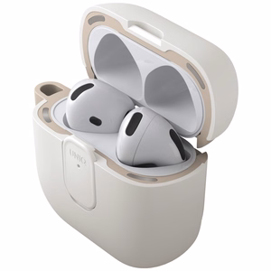 Uniq Clyde Lock apvalks AirPods 4 - bēšs