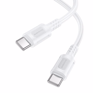 Borofone Kabel BX111 Feliz (m) - Type C uz Type C - 60W 3A 1 metrs balts