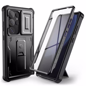 Tech-Protect Kevlar Cam+ viedtālruņa apvalks Samsung Galaxy S25 Ultra - melna