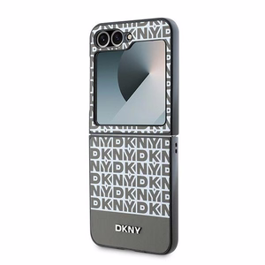 DKNY Viedtālruņa apvalks Samsung Galaxy Z Flip6 ar apakšējā joslu dizainu – brūns