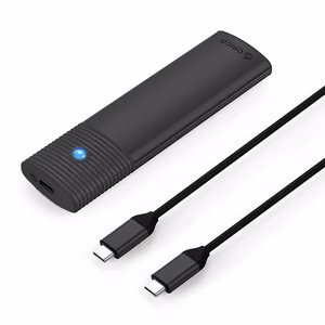 Orico PWM2 M.2 NGFF SATA USB-C 5 Gb/s diskdzinis - melns