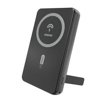 Portatīvais lādētājs Dudao K14S+ 10000mAh 20W USB-A / USB-C / Magnētiskais ar statīvu - melna