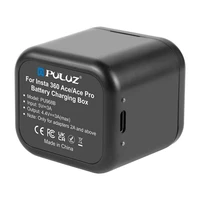 PULUZ lādētājs + atmiņas kartes futrālis Insta360 Ace / Ace Pro / Ace Pro 2