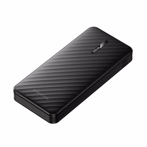 Borofone Внешний аккумулятор 10000mAh BJ84 Smooth - USB - с кабелями USB, Type C, Lightning и Micro USB чёрный