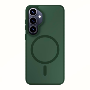 3mk Smoke MagCase zaļš – tālruņa vāciņš modelim Samsung Galaxy S26