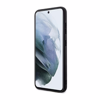 AMG AMHCS23MBLSCA S23+ S916 - melns ciets vāciņš ar karbona svītru un reljefu