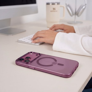 Tech-Protect MagZero MagSafe vāciņš iPhone 17 Pro / 18 Pro – matēts bordo