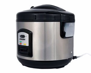 Mesko MS 6411 – rīsu vārīšanas katls, 1000 W, 1,5 l, nerūsējošais tērauds / melns