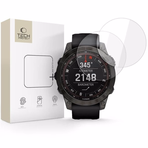 Tech-Protect Glass Fit+ 2-pack rūdītais stikls Garmin Fenix 7 / 7 Pro - caurspīdīgs