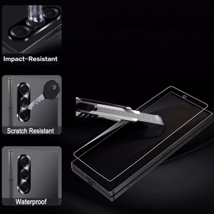 Ekrāna aizsardzība Flexible Clear HD komplekts 3in1 Samsung F956 Z Fold6 (Bulk)