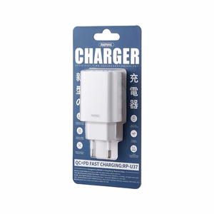 Lādētājs Remax RP-U37 20W USB-C/USB-A, balts