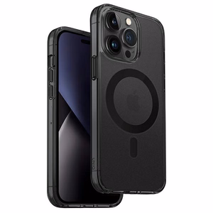 Uniq LifePro Xtreme Magclick Charging viedtālruņa apvalks iPhone 14 Pro Max - pelēks un melns