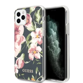 Guess N.3 Ziedu kolekcijas viedtālruņa apvalks iPhone 11 Pro Max - tumši zils