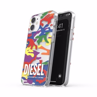 DIESEL Caurspīdīgs maciņš PRIDE CAMO AOP IPHONE 12 MINI krāsains