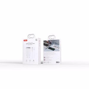 XO sienas lādētājs CE19 QC 18W 1x USB, balts + USB-C kabelis