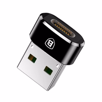 Baseus OTG adapteris mini USB-C – USB konvertētājs melns