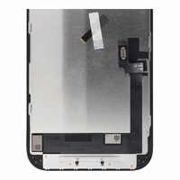 LCD ekrāns (m) iPhone 16 ar digitizatoru - melns (m) (HD+ Incell) IC Transferable
