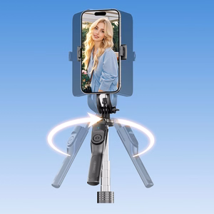 Selfiju nūja Orico SPM190 statīvs 1/4 collas tālruņa kamerai ar 360 grādu rotāciju Bluetooth 5.2 - melna