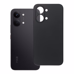 Melns silikona vāciņš modelim Poco X8 Pro Max 5G