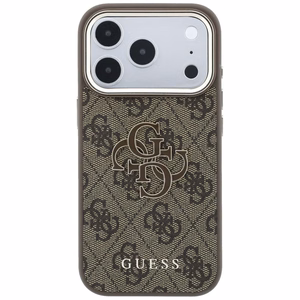 Aizsargvāciņš ierīcei iPhone 18 Pro / 17 Pro: (Big Resin Logo 4G), krāsa – brūna