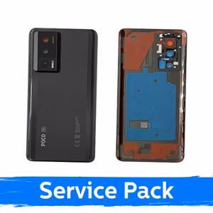 Melns aizmugures vāciņš, saderīgs ar Xiaomi Poco F5 Pro 5G (servisa iepakojums)
