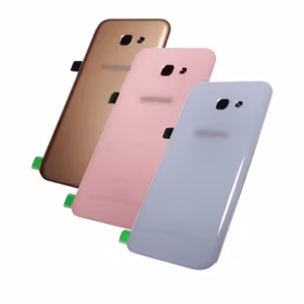 Aizmugurējais vāciņš Saderīgs ar Samsung A520 A5 2017 / Melns / (Ar camera lens) HQ