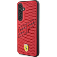 Ferrari Big SF Perforated viedtālruņa apvalks Samsung Galaxy S24 - sarkans