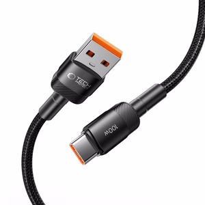 Tech-Protect UltraBoost Evo USB-C / USB-A kabelis 100W 5A 1m - melns