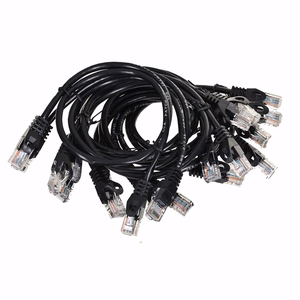Lanberg PCU5-20CC-0025-BK tīkla kabelis melns 0.25 m Cat5e U/UTP (UTP)
