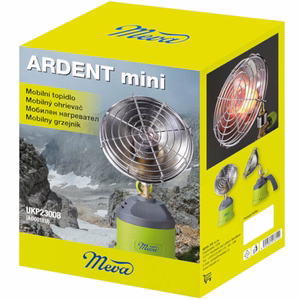 Meva ARDENT MINI infrasarkanais gāzes sildītājs gāzes kasetnēm, 1 kW