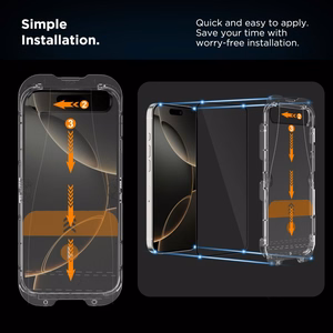 Tech-Protect Quick Set+ 2-pack tempered glass for iPhone 13 / 13 PRO / 14 / 16e / 17e