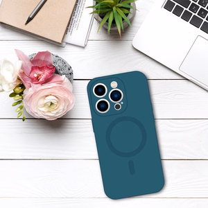 TEL PROTECT MagSilicone Viedtālruņa apvalks Iphone 11 - zils