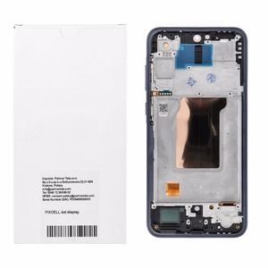 REWA OLED LCD displejs ar rāmi SAMSUNG A35, melns