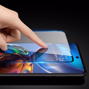 Dux Ducis 10D Aizsargstikls 9H visam ekrānam ar rāmi Motorola Moto E32, melns, derīgs korpusam