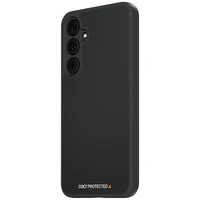 PanzerGlass HardCase ar D3O® Bio un militārās klases sertifikāciju Samsung Galaxy A55 5G - caurspīdīgs un melns