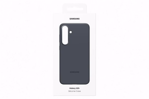 Samsung Silicone Case vāciņš, paredzēts Samsung Galaxy S25+, melns