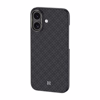 Benks Magnetic Armor Air Armor Grid Kevlar maciņš ar metāla rāmi 600D (B067) iPhone 17 melns
