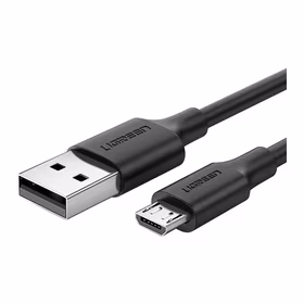 Ugreen 60137 USB cable USB 2.0 1.5 m USB A Micro-USB A melns
