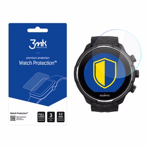 3mk pulksteņa aizsardzība™ v. FlexibleGlass hibrīdais stikls uz Suunto 9 Baro Titanium