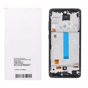 REWA OLED LCD displejs ar rāmi SAMSUNG A52 4G/5G, melns